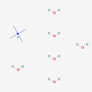 molecular formula C4H24NO6+ B12058152 Tetramethylammonium ion hexahydrate 