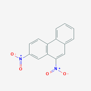 molecular formula C14H8N2O4 B120582 2,10-Dinitrophenanthrene CAS No. 159092-71-4