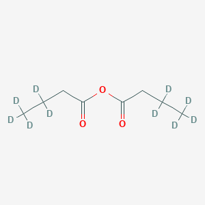 molecular formula C8H14O3 B12058216 Butyric anhydride-3,3,3',3',4,4,4,4',4',4'-D10 CAS No. 1398065-70-7