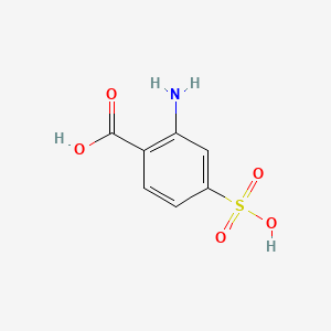 molecular formula C7H7NO5S B1205822 2-Amino-4-sulfobenzoic acid CAS No. 98-43-1