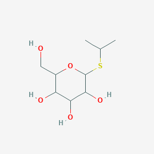 molecular formula C9H18O5S B12058269 beta-D-Galactopyranoside, 1-methylethyl 1-thio- 