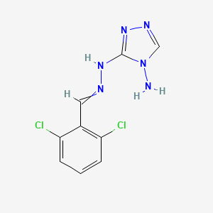 4-Amino-3-(2,6-dichlorobenzylidenehydrazino)-1,2,4-triazole