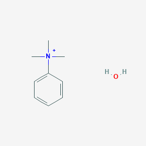 molecular formula C9H16NO+ B12058283 trimethylanilinium hydroxide (TMAH), 0.2 M in methanol 