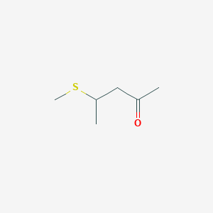 B120583 4-(Methylthio)-2-pentanone CAS No. 143764-28-7