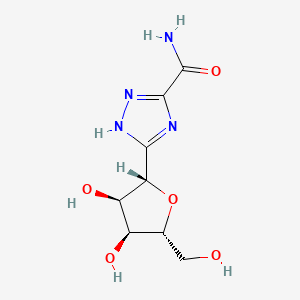 molecular formula C8H12N4O5 B1205831 3-Ribofuranosyl-1,2,4-triazole-5-carboxamide CAS No. 62404-64-2