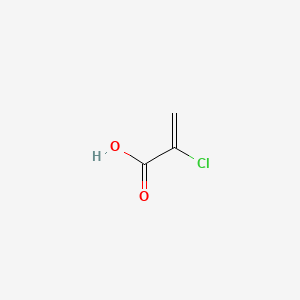 molecular formula C3H3ClO2 B1205836 2-Chloroacrylic acid CAS No. 598-79-8