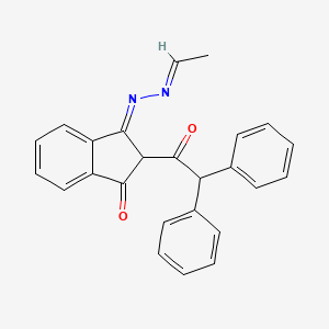 molecular formula C25H20N2O2 B12058370 Acetaldehyde,daih derivative 
