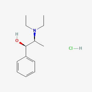 molecular formula C13H22ClNO B12058374 Diethylnorephedrine Hydrochloride 