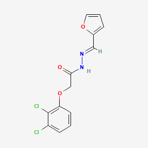 molecular formula C13H10Cl2N2O3 B12058396 2-(2,3-Dichlorophenoxy)-N'-(furan-2-ylmethylene)acetohydrazide CAS No. 477731-47-8