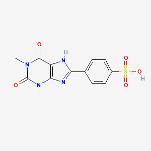 molecular formula C13H12N4O5S B1205841 8-(p-Sulfophenyl)theophylline CAS No. 80206-91-3