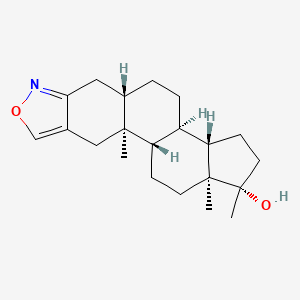 molecular formula C21H31NO2 B1205847 Androisoxazole CAS No. 360-66-7