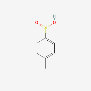 molecular formula C7H8O2S B1205849 P-Toluenesulfinic acid CAS No. 536-57-2
