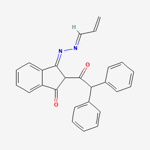 molecular formula C26H20N2O2 B12058528 Acrolein,daih derivative 