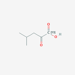molecular formula C6H10O3 B12058562 4-Methyl-2-oxopentanoic-1-13C acid CAS No. 92751-19-4