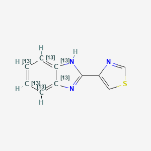 molecular formula C10H7N3S B12058620 Thiabendazole-13C6 CAS No. 2140327-29-1