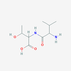 molecular formula C9H18N2O4 B12058636 Valylthreonine 