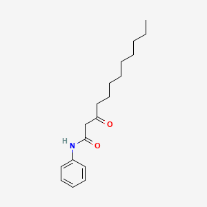 molecular formula C18H27NO2 B12058637 3-oxo-N-phenyldodecanamide 