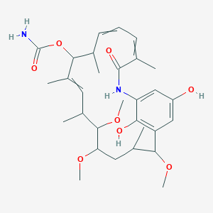molecular formula C30H44N2O8 B1205866 Macbecin II 