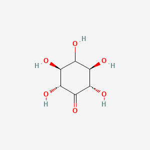 molecular formula C6H10O6 B1205867 2,4,6/3,5-五羟基环己酮 CAS No. 488-64-2