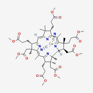 molecular formula C54H73CoN6O14 B12058703 Dicyano-cobyrinic acid heptamethylester 