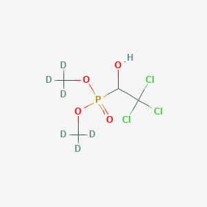 molecular formula C4H8Cl3O4P B12058727 Trichlorfon Dimethyl D6 
