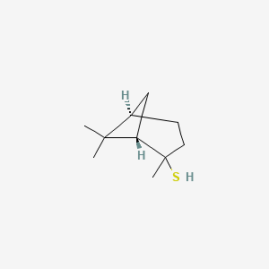 molecular formula C10H18S B12058746 Bicyclo[3.1.1]heptane-2-thiol,2,6,6-trimethyl- 