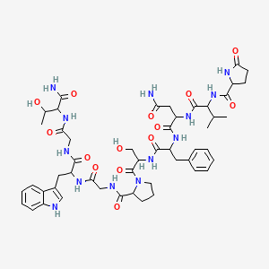 molecular formula C50H67N13O14 B12058748 Hypertrehalosaemic Neuropeptide (Nauphoeta cinerea) 