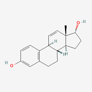 molecular formula C18H22O2 B1205876 11-Dehydro-3,17alpha-estradiol CAS No. 4145-55-5