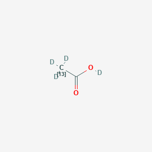 molecular formula C2H4O2 B12058792 deuterio 2,2,2-trideuterioacetate 
