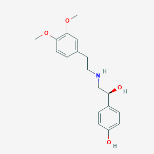 molecular formula C18H23NO4 B1205883 R(-)-Denopamine 