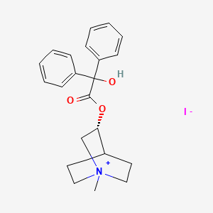 molecular formula C22H26INO3 B12058910 R(-)-QNB methiodide 