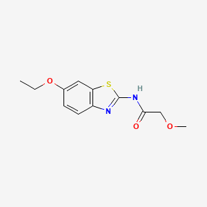 N-(6-ethoxy-1,3-benzothiazol-2-yl)-2-methoxyacetamide
