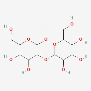 molecular formula C13H24O11 B12058982 2-[4,5-dihydroxy-6-(hydroxymethyl)-2-methoxyoxan-3-yl]oxy-6-(hydroxymethyl)oxane-3,4,5-triol 