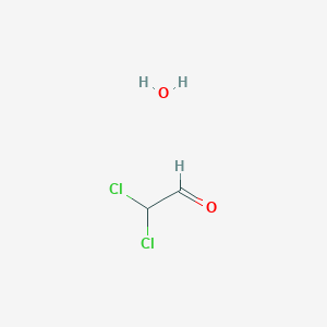 molecular formula C₂H₄Cl₂O₂ B120590 Dichloroacetaldehyde CAS No. 16086-14-9