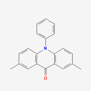 molecular formula C21H17NO B12059032 2,7-Dimethyl-10-phenylacridin-9(10H)-one 