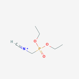 molecular formula C6H13NO3P+ B12059096 Diethyl (methylidyneammonio)methylphosphonate 