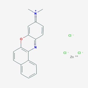 molecular formula C18H15Cl3N2OZn B120591 Basic blue 6 CAS No. 7057-57-0