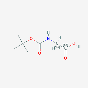 molecular formula C7H13NO4 B12059186 2-[(2-methylpropan-2-yl)oxycarbonylamino]acetic acid 