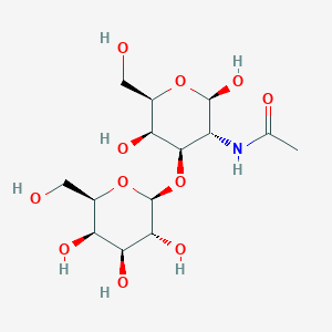 molecular formula C14H25NO11 B12059247 beta-D-Galp-(1->3)-beta-D-GalpNAc 