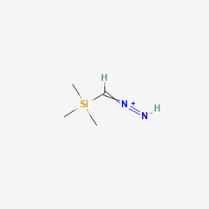 molecular formula C4H11N2Si+ B12059285 (Trimethylsilyl)diazomethane, 2M in hexanes 