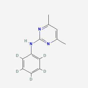 molecular formula C12H13N3 B12059313 Pyrimethanil-d5 