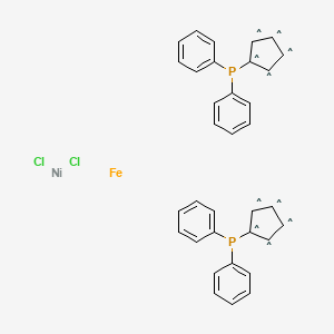 molecular formula C34H28Cl2FeNiP2 B12059318 [1,1'-Bis(diphenylphosphino)ferrocene]dichloronickel(II), 97% 