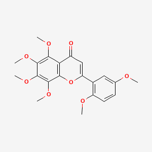 2-(2,5-Dimethoxyphenyl)-5,6,7,8-tetramethoxy-4H-1-benzopyran-4-one