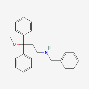 1,1-Diphenyl-1-methoxy-3-benzylaminopropane