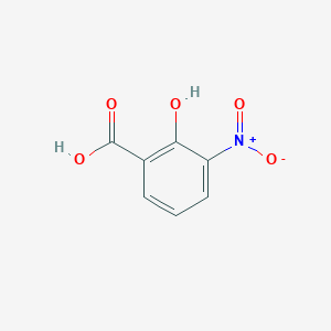 molecular formula C7H5NO5 B120594 3-Nitrosalicylic acid CAS No. 85-38-1
