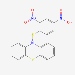 10H-Phenothiazine, 10-((2,4-dinitrophenyl)thio)-