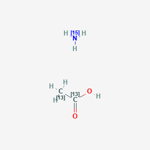 molecular formula C2H7NO2 B12059454 acetic acid;azane CAS No. 285977-79-9