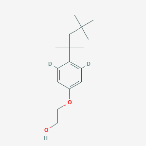 molecular formula C16H26O2 B12059482 2-[4-(1,1,3,3-Tetramethylbutyl)phenoxy-3,5-d2]ethanol CAS No. 1173022-57-5