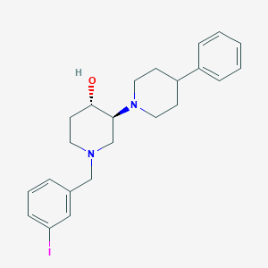 molecular formula C23H29IN2O B120595 (3-Iodobenzyl)trozamicol CAS No. 148519-95-3