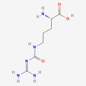molecular formula C7H15N5O3 B1205951 Gigartinine CAS No. 7536-90-5